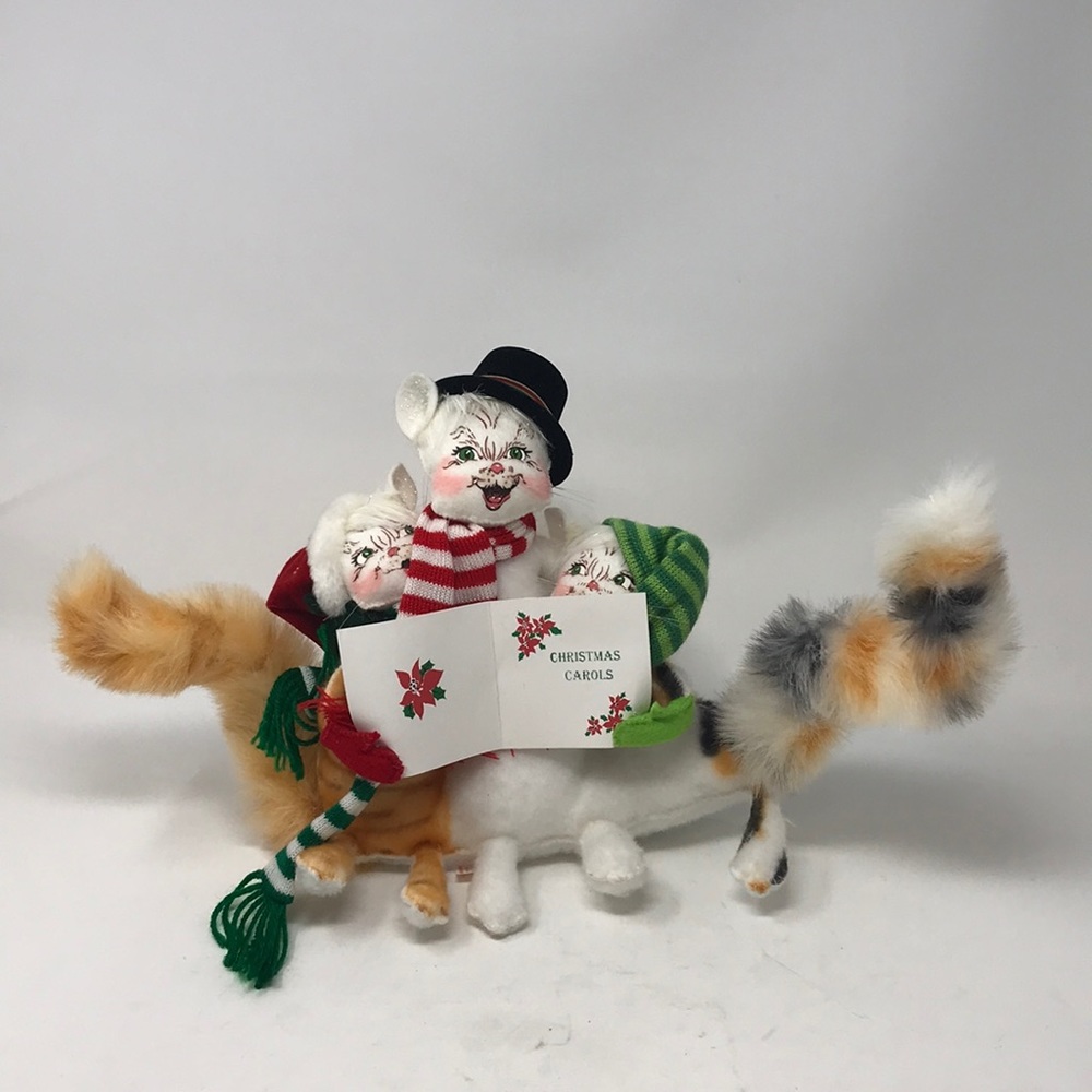 Annalee 3 mice/Mouse Singing Christmas carols.2006